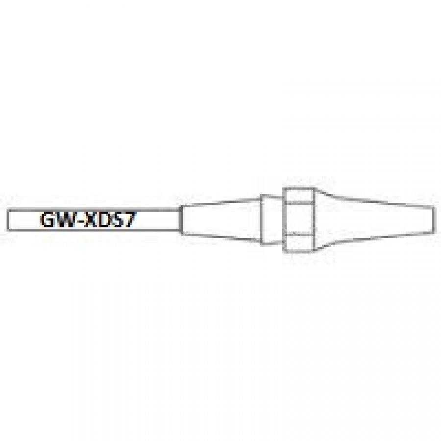XDS7 - Nozzle - Inner Ø 1,2 mm Outer Ø 2,7 mm Nozzle Length 16,5 mm XDS7 - Nozzle - Inner Ø 1,2 mm Outer Ø 2,7 mm Nozzle Length 16,5 mm